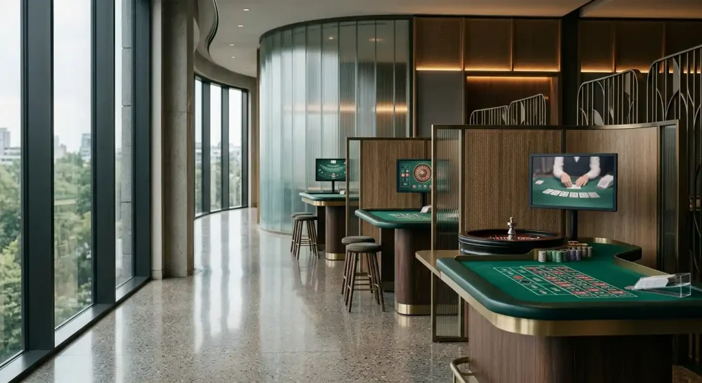 Schermata storica di Skilljoy con la voce Casino Live nella navigazione